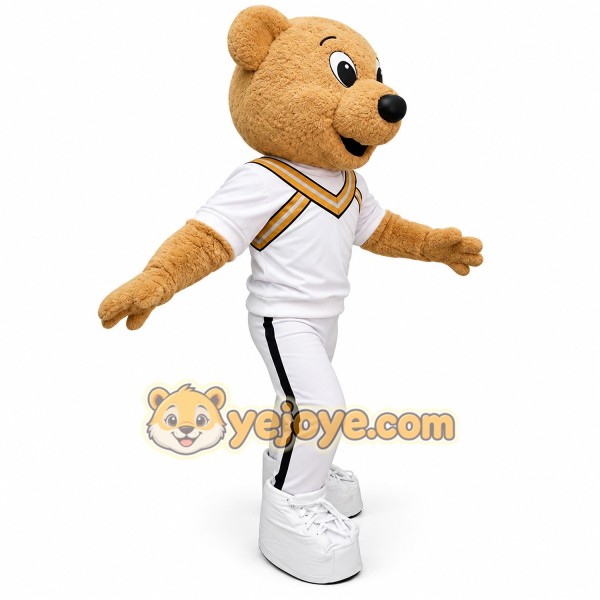 Brown Bear Cartoon Mascot Costume