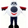 White helicopter Mascot costume
