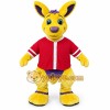 Yellow kangaroo cartoon Mascot costume