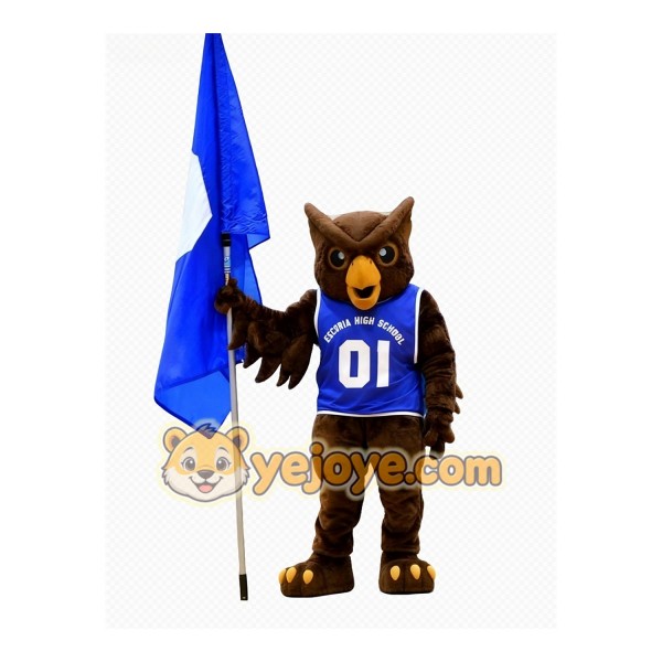 Brown Owl School Mascot Costume