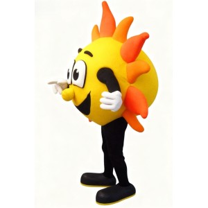 Sun cartoon mascot costume