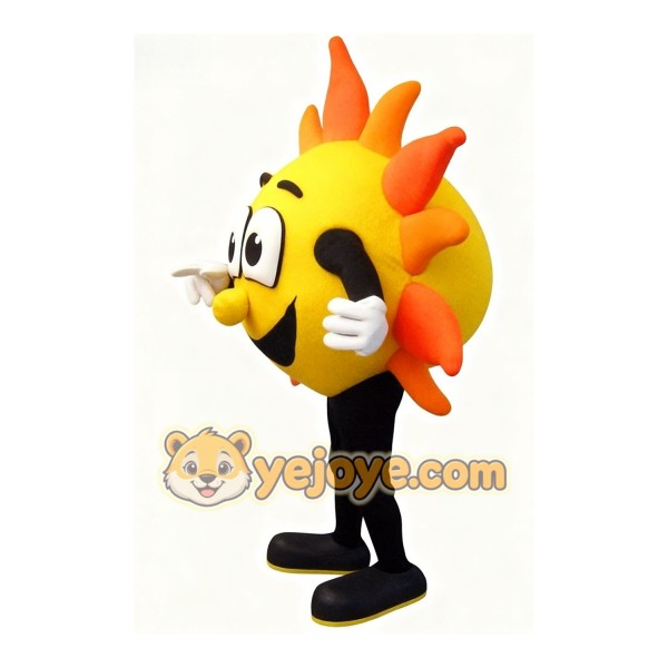 Sun cartoon mascot costume
