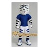 White Tiger Cartoon Mascot Costume White Tiger Cartoon Mascot Costume