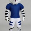 White Tiger Cartoon Mascot Costume