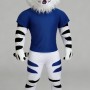 White Tiger Cartoon Mascot Costume