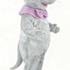 Grey cute little mouse cartoon mascot costume