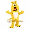 Yellow Bulldog Puppy Cartoon Mascot Costume Yellow Bulldog Puppy Cartoon Mascot Costume