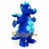Blue Dinosaur Mascot Costume Blue Dinosaur Mascot Costume