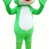 Green Skinny Frog Cartoon Mascot Costume