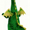 Green long necked dinosaur Mascot costume