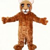 Brown cougar cartoon Mascot costume