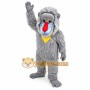 Grey monkey cartoon Mascot costume