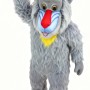 Grey monkey cartoon Mascot costume