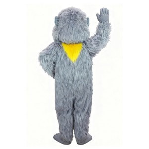 Grey monkey cartoon Mascot costume