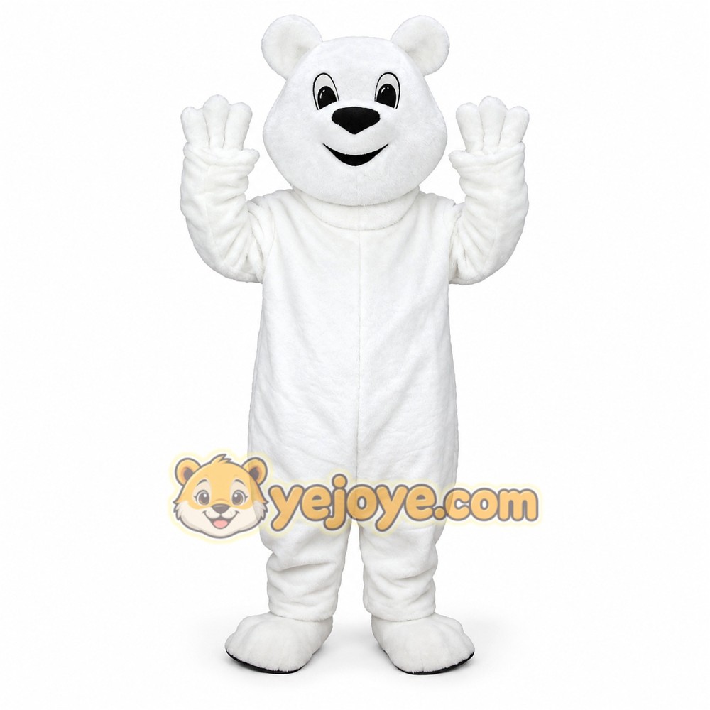 White polar bear mascot mascot costume White polar bear mascot mascot costume
