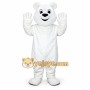 White polar bear mascot mascot costume