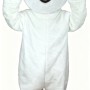 White polar bear mascot mascot costume