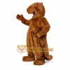 Brown Beaver mascot costume Brown Beaver mascot costume