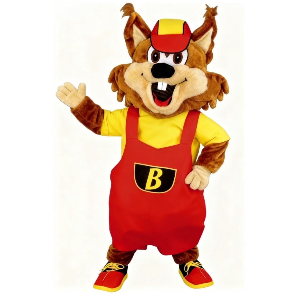 Cargo Officer Squirrel Mascot Costume