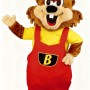 Cargo Officer Squirrel Mascot Costume