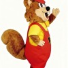 Cargo Officer Squirrel Mascot Costume