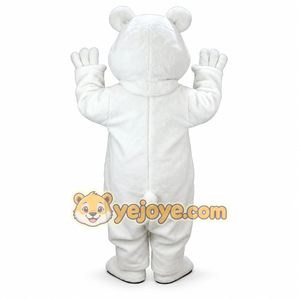 White polar bear mascot mascot costume White polar bear mascot mascot costume