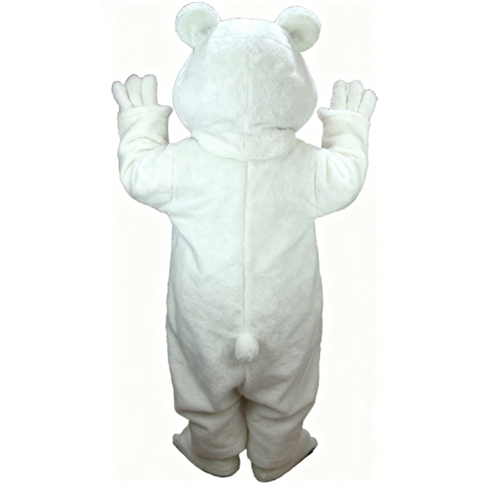 White polar bear mascot mascot costume