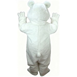 White polar bear mascot mascot costume