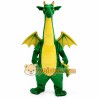 Green long necked dinosaur Mascot costume Green long necked dinosaur Mascot costume