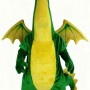 Green long necked dinosaur Mascot costume