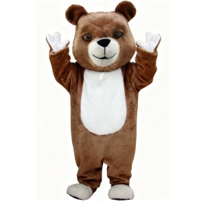 Brown Bear Cartoon Masct Costume