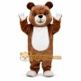 Brown Bear Cartoon Masct Costume