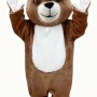 Brown Bear Cartoon Masct Costume