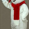 White red scarf polar bear cartoon Mascot costume