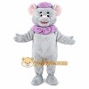 Grey cute little mouse cartoon mascot costume