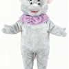 Grey cute little mouse cartoon mascot costume