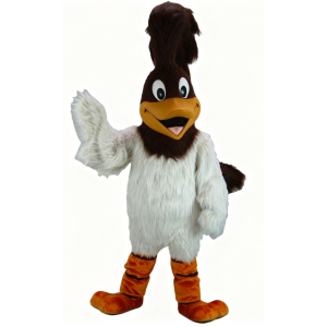 Roadrunner cartoon long furry mascot costume