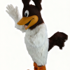 Roadrunner cartoon long furry mascot costume