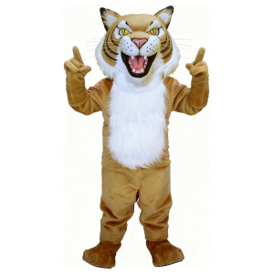 Fierce tiger mascot costume