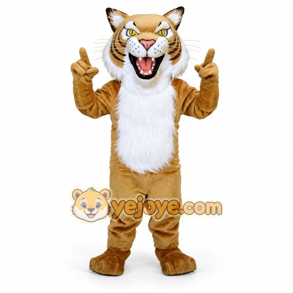 Fierce tiger mascot costume
