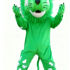Cartoon Green lion mascot costume ﻿