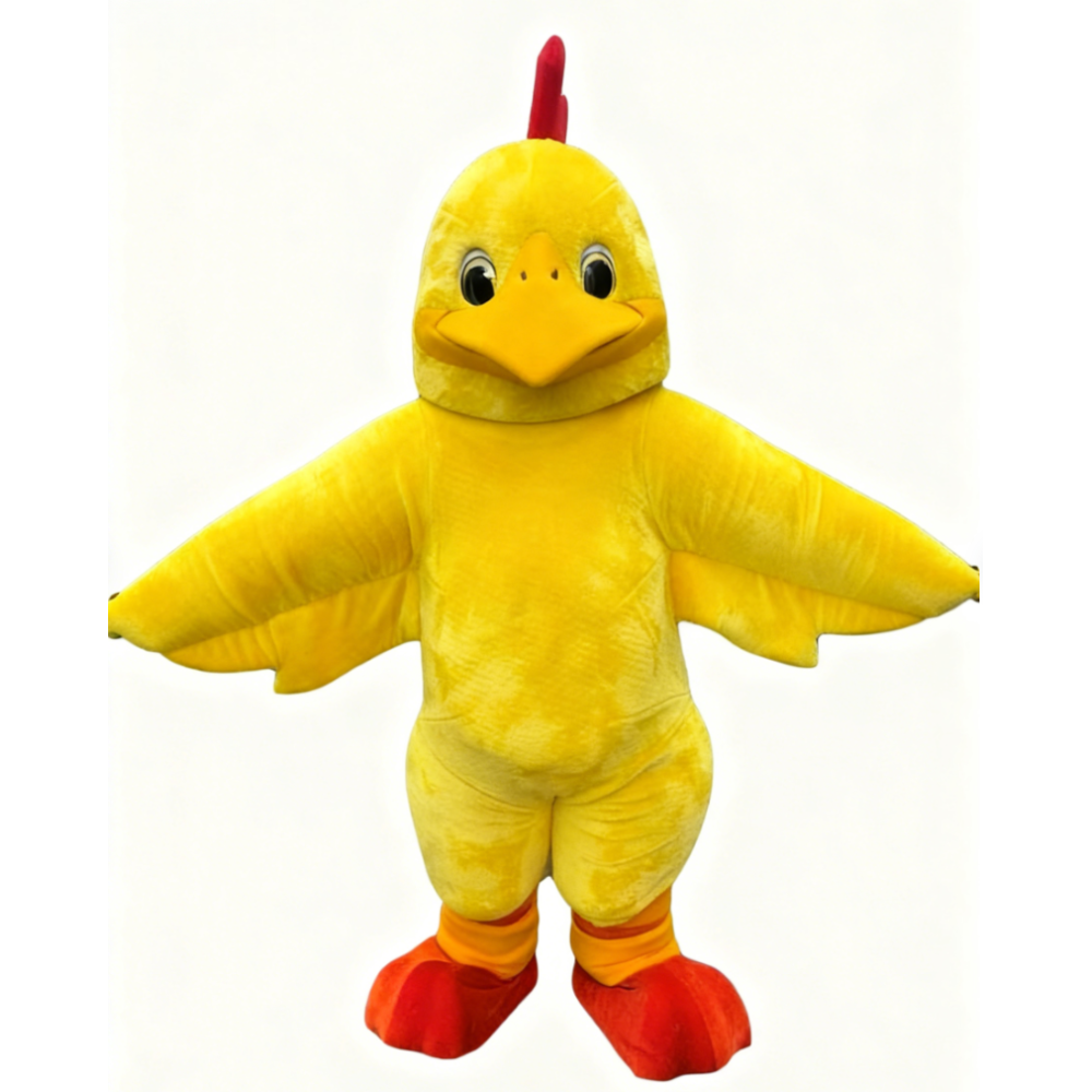 Yellow chick Mascot costume