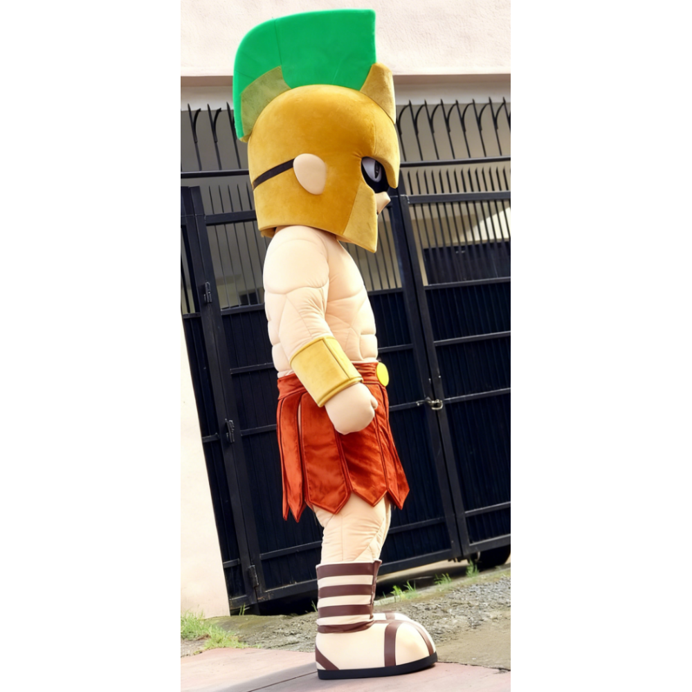 Cartoon Warrior Mascot Costume
