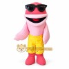 Pink dolphin mascot costume Pink dolphin mascot costume