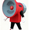 Cartoon Speaker Mascot costume