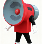 Cartoon Speaker Mascot costume