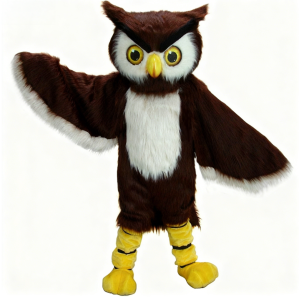 Fluffy Owl Mascot Costume