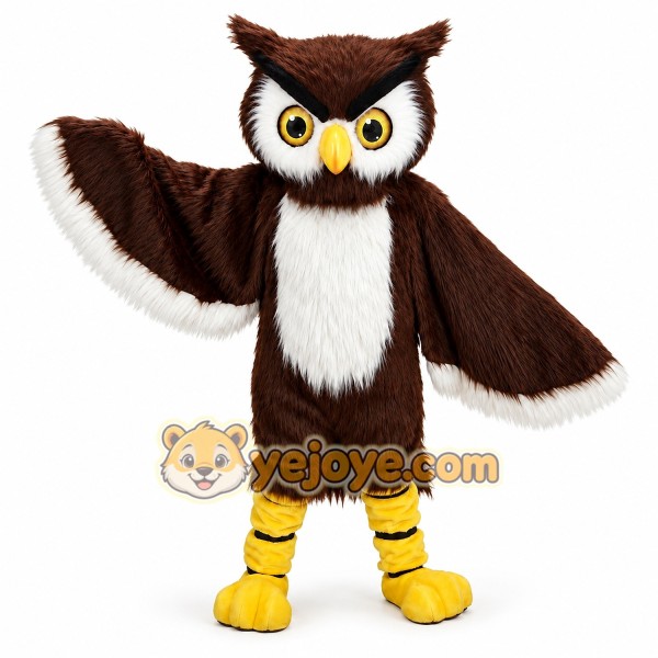 Fluffy Owl Mascot Costume