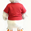 Red top angry duckling mascot costume