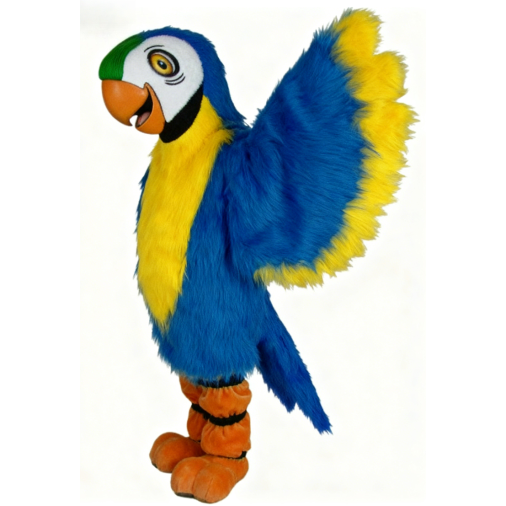Adorable Fluffy Parrot Mascot Costume